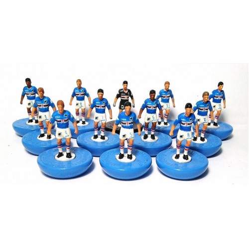 Subbuteo Andrew Table Soccer Sampdoria 2016-17 on Classic Hasbro bases